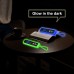 (Pack of 2) Remote Control Cover for Roku Remote, Remote Case for All Roku TV Remote/TCL Roku TV Remote Silicone Protective Sleeve Skin Glow in The Dark(Green/Blue)