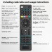 Universal-TV-Remote-Control Compatible with Samsung/LG/Vizio/TCL/Hisense/Sony/Philips/Onn/Sharp/Element/Westinghouse/Sanyo/Emerson TV and More Brand Smart TVs